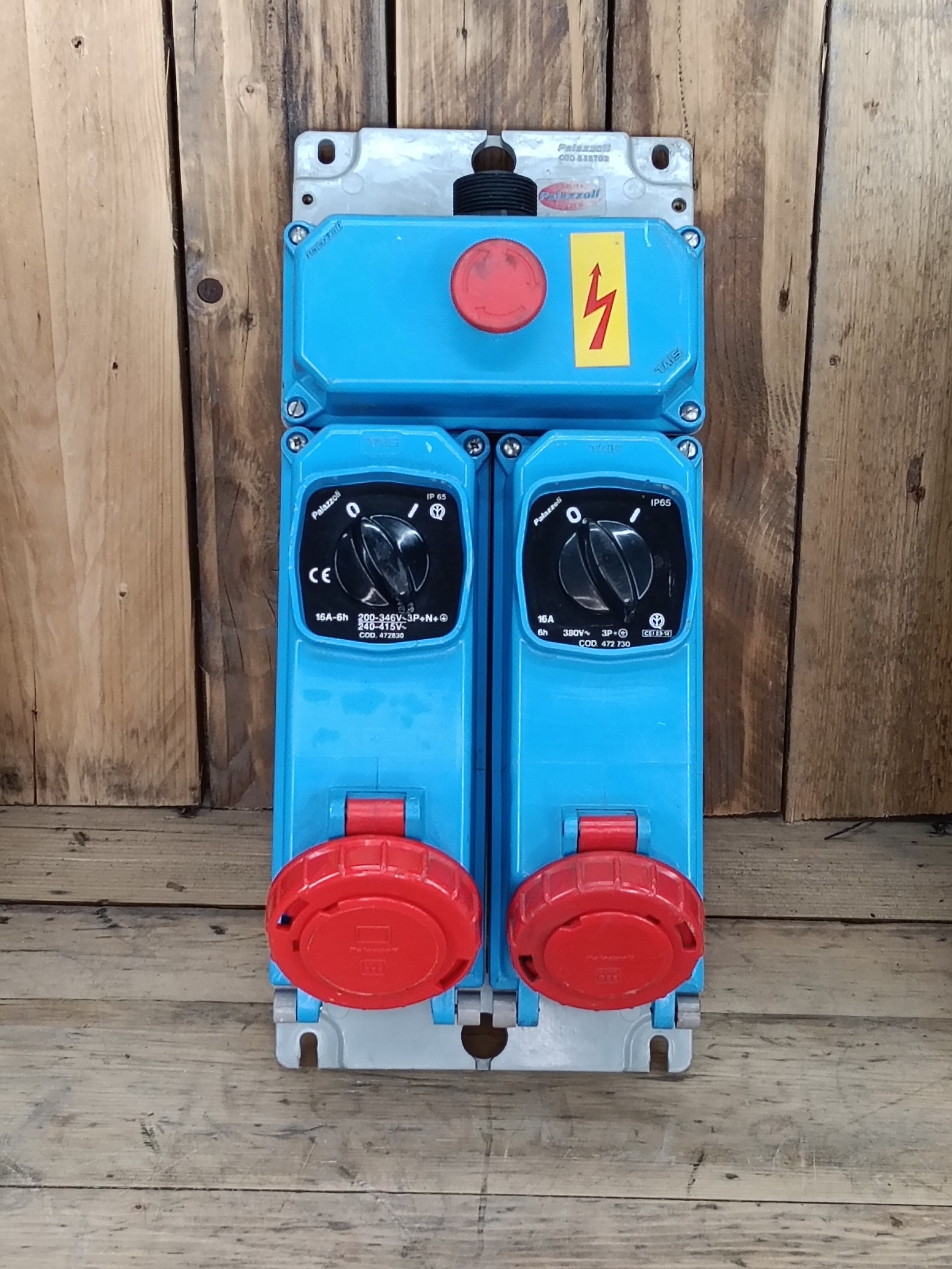 Quadro Elettrico Palazzoli due prese da 380 V