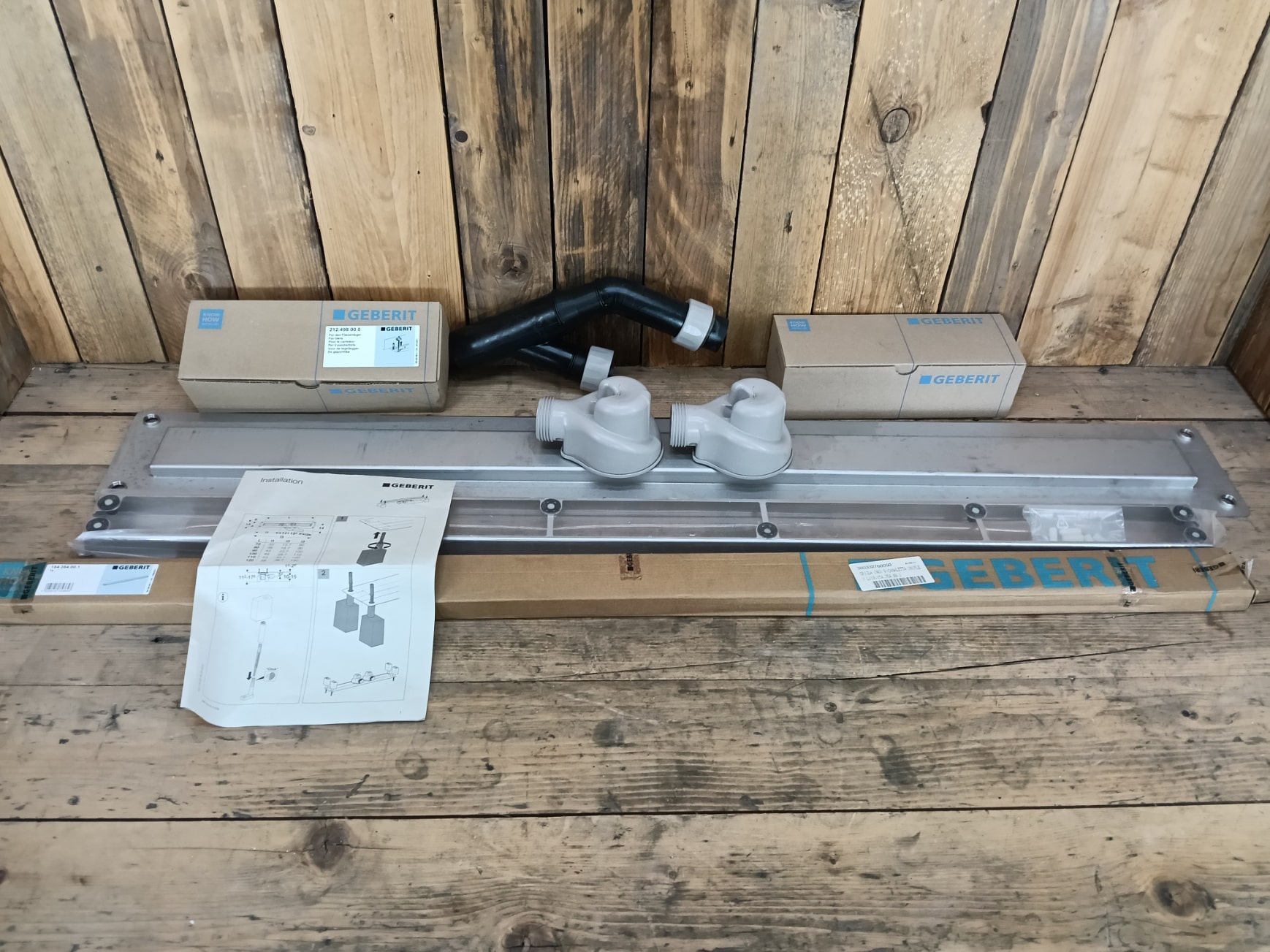Canaletta per doccia, a pavimento Geberit Uniflex L.110 cm