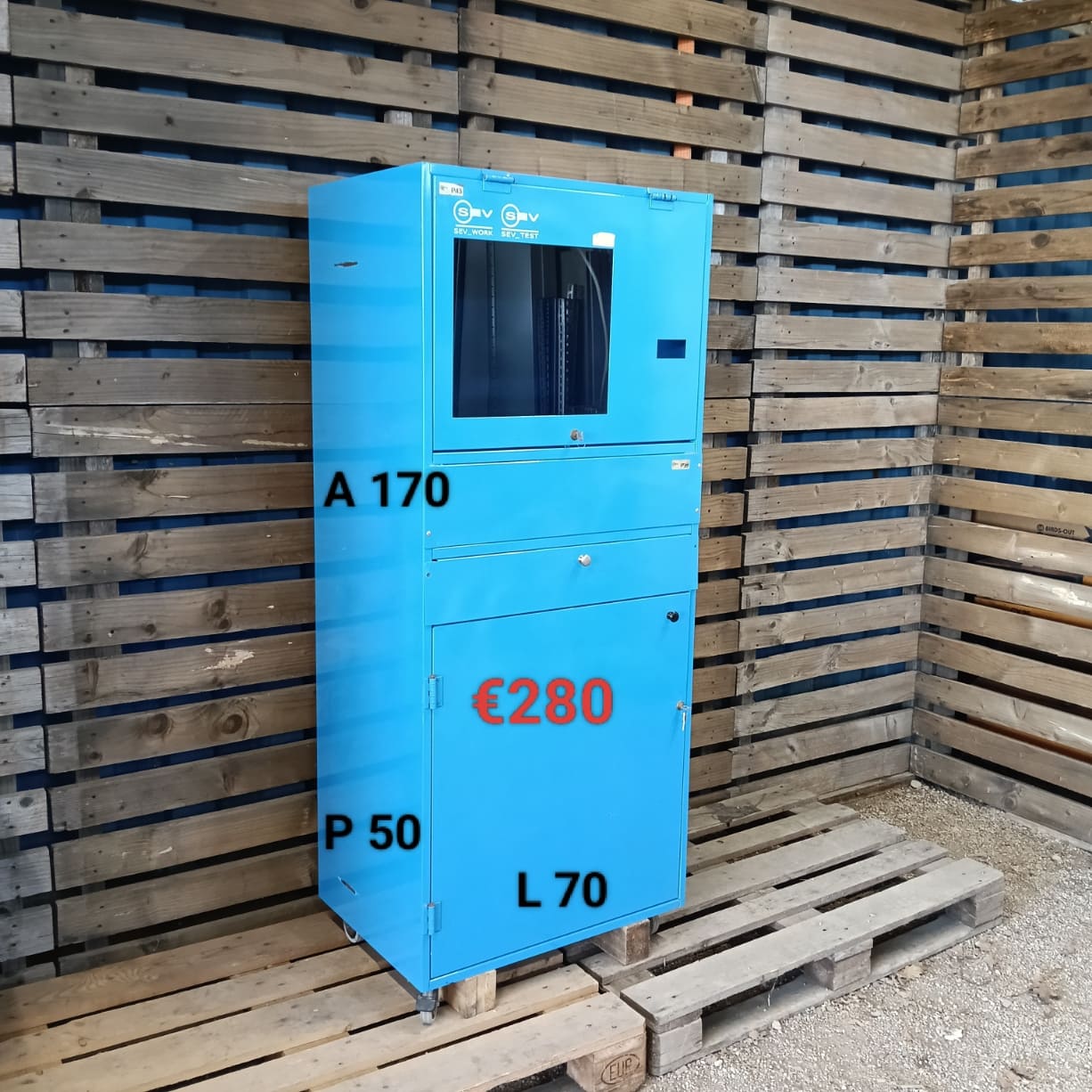 Armadio porta computer industriale SEV
