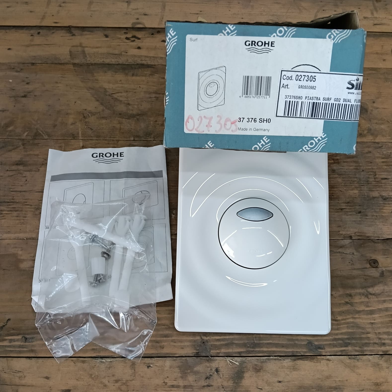 Placca/Piastra scarico WC Grohe Dual Flush