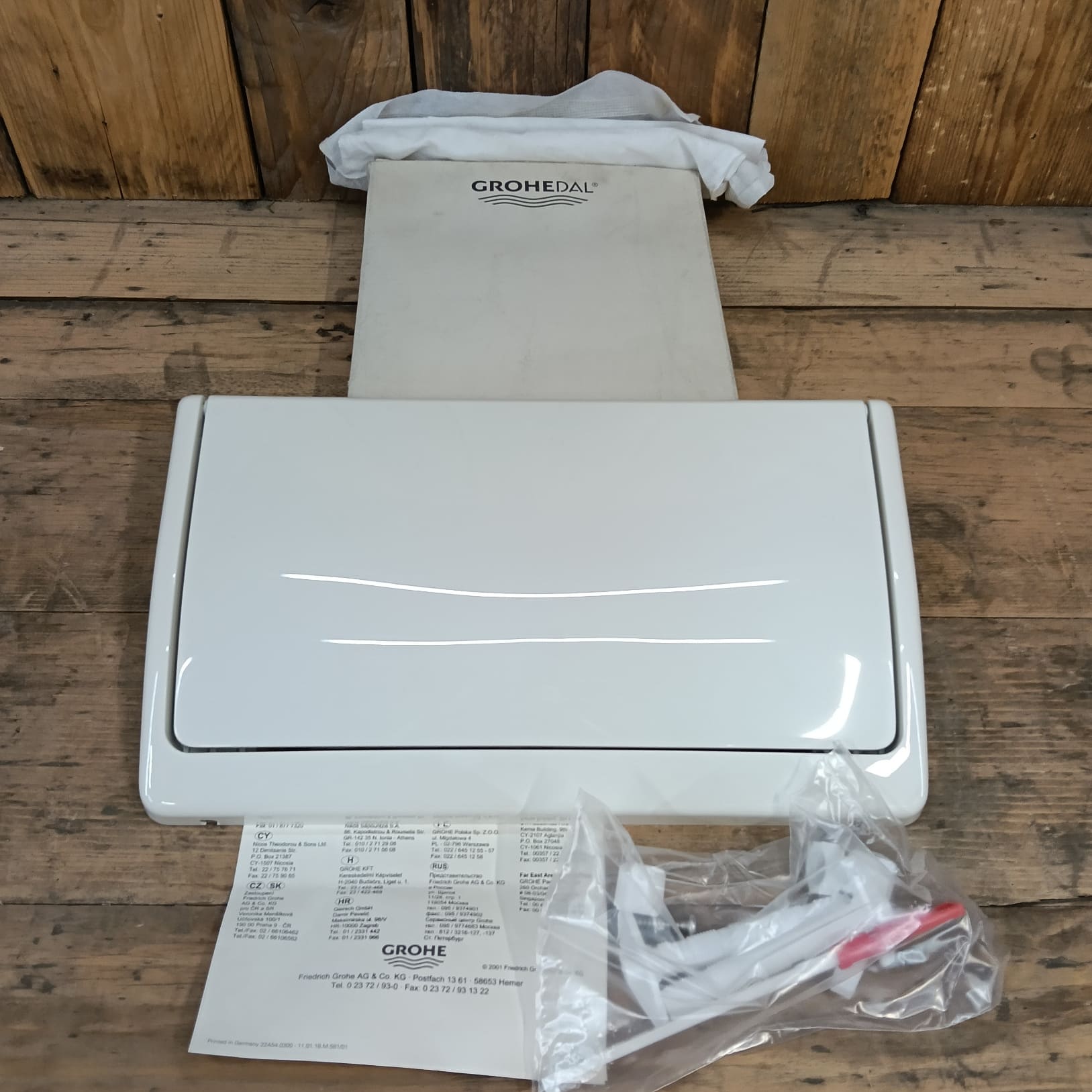 Placca / piastra scarico wc Grohe, Classic 37053 SH0