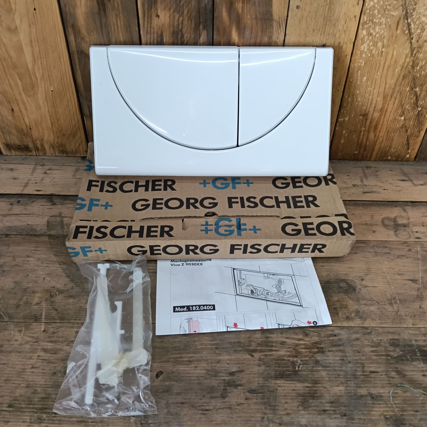 Placca/Piastra scarico wc Georg Fischer mod Viva 182.0400