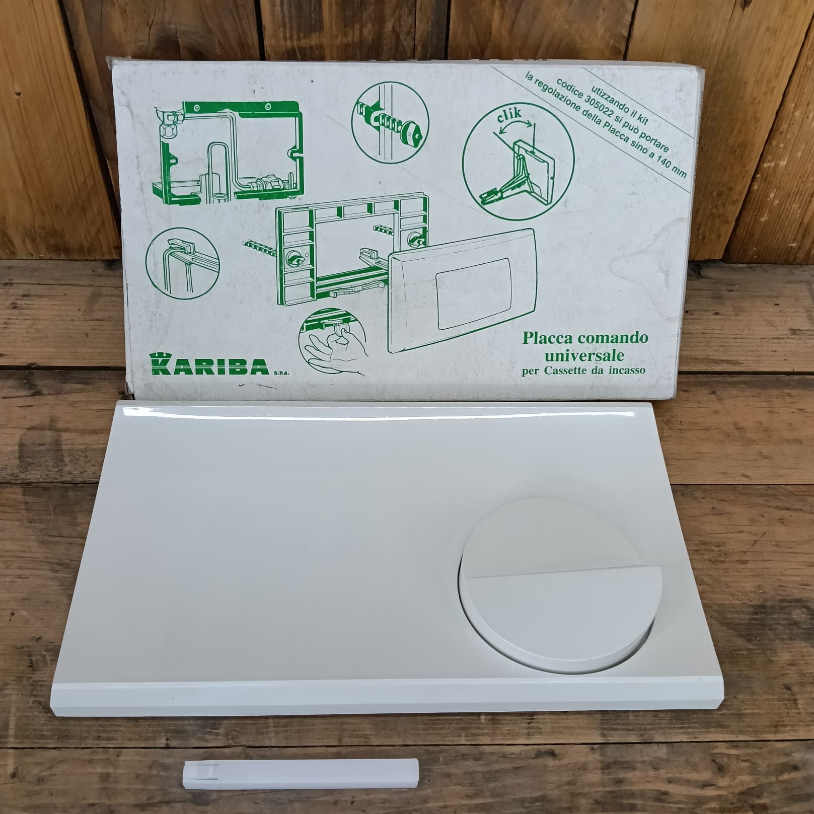 Placca / Piastra scarico wc Kariba 2000 cod 305003