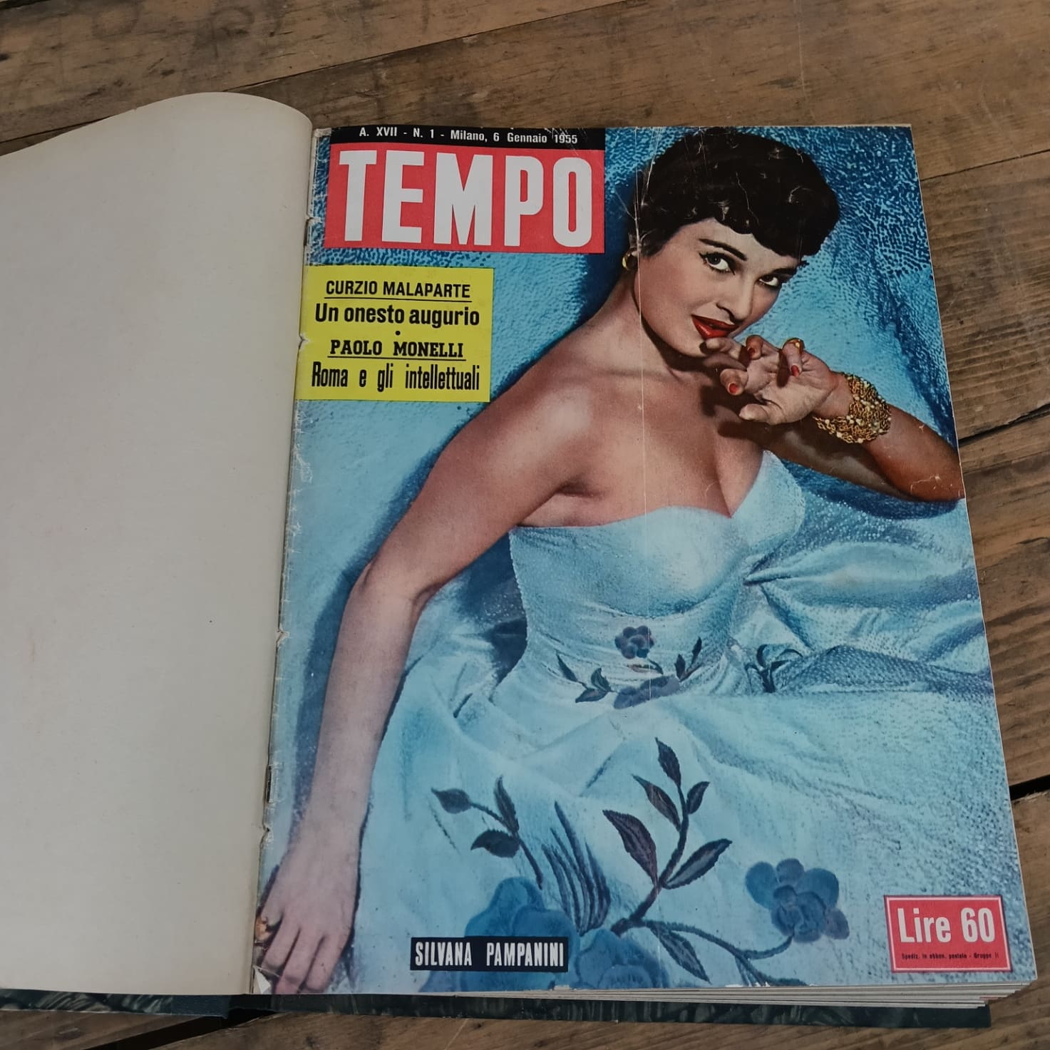 Riviste Il Tempo dal n° 1 al n° 15 del 1955, rilegate