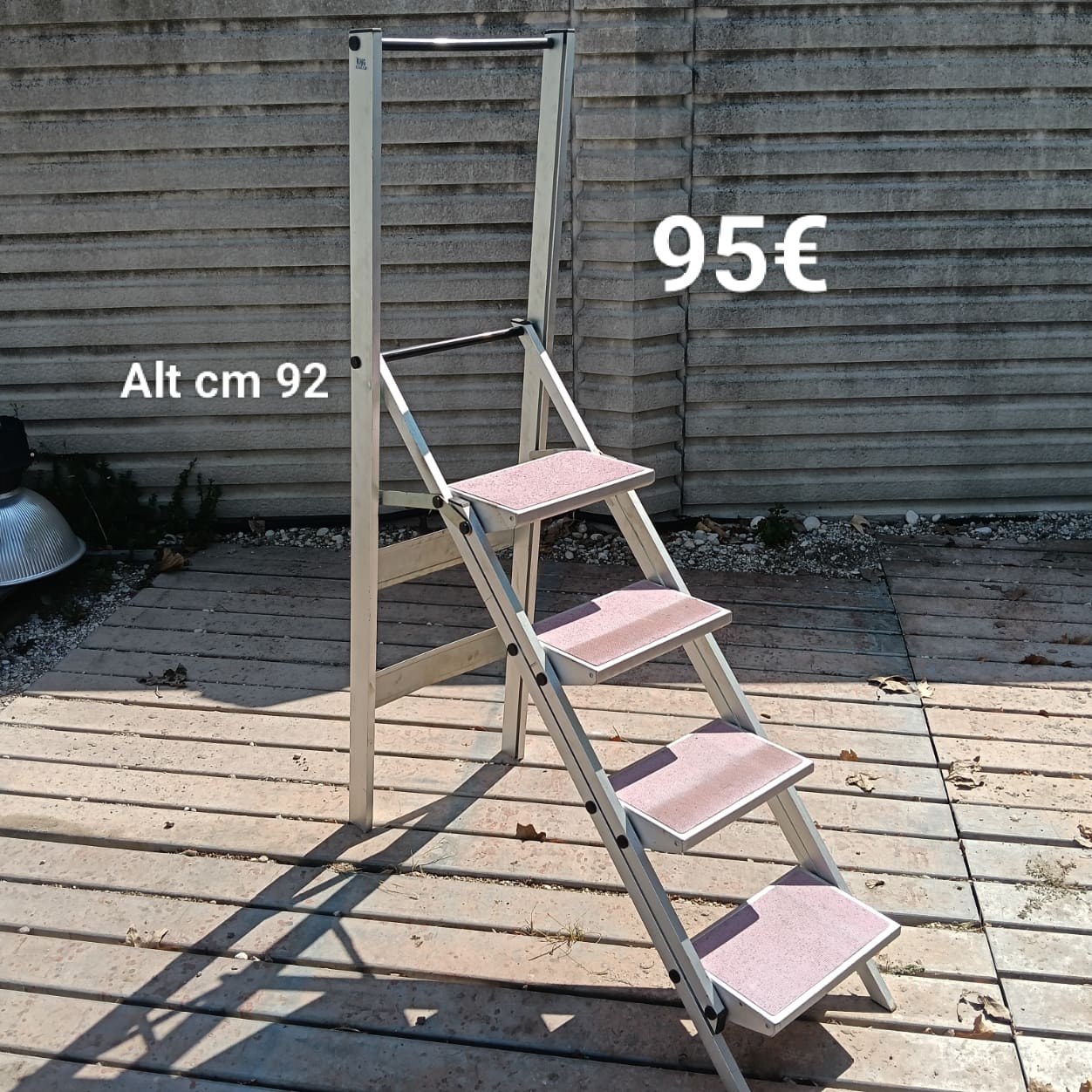 Scala Skylax King Step , 4 gradini con appoggio superiore