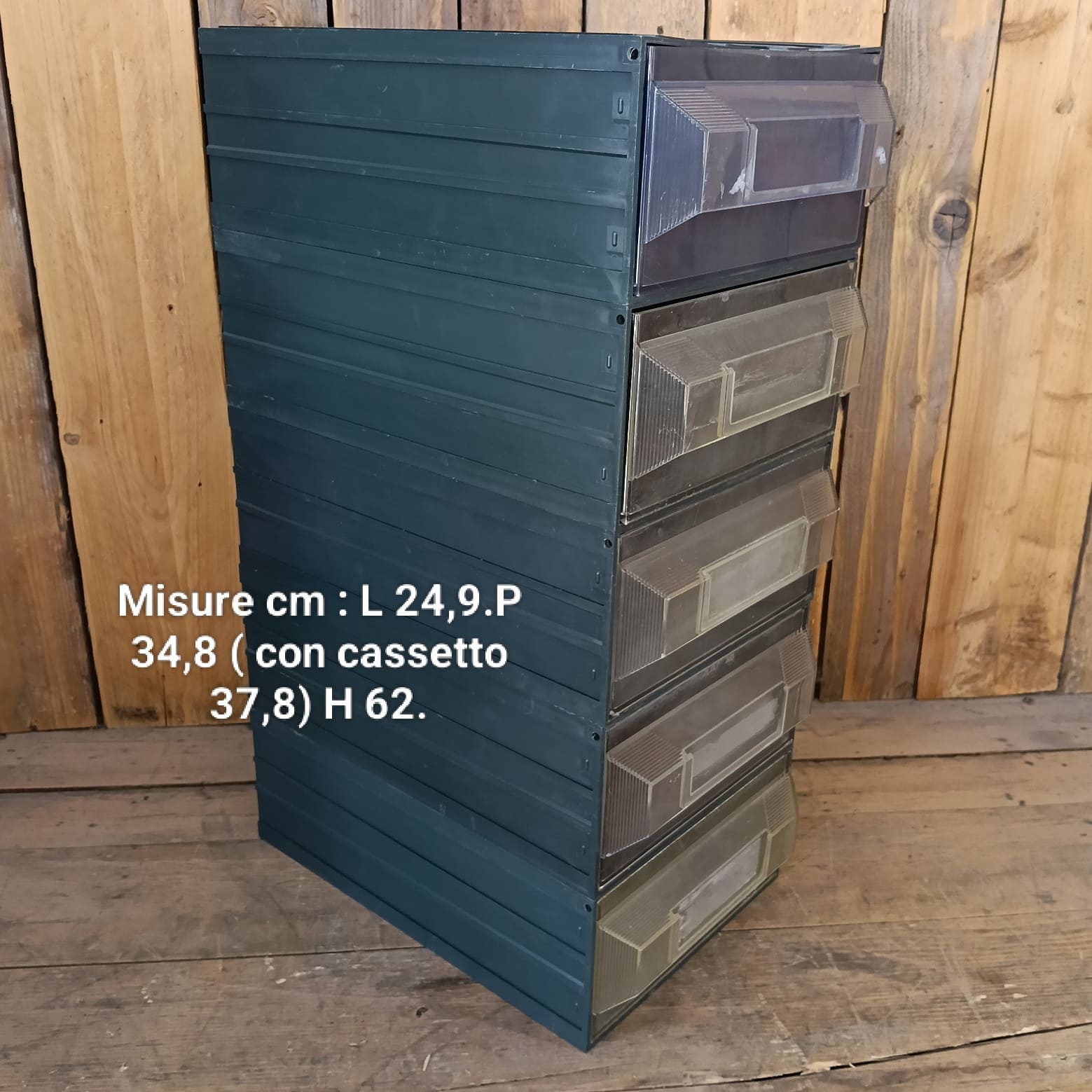 Cassettiera minuterie Terry Vision mod 19 , 5 cassetti