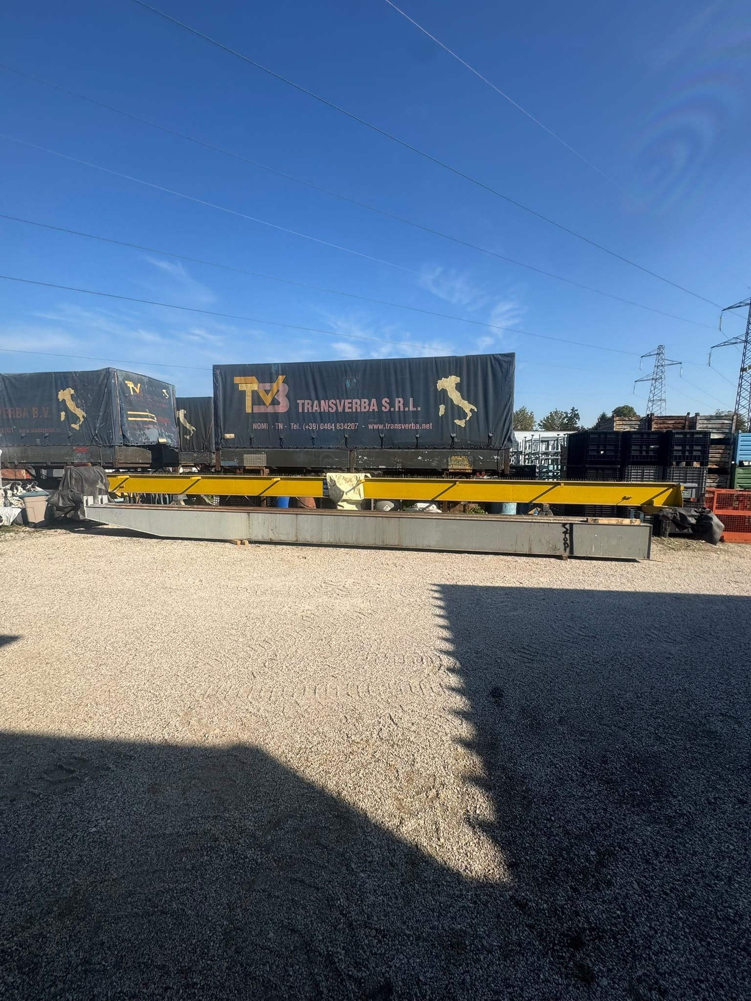 Carroponte da 2 ton. larghezza mt 12,80